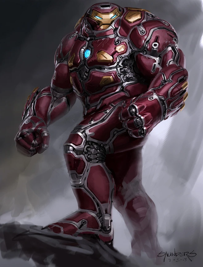 Hulkbuster early concepts, Phil Saunders : Some sketches for Hulkbuster ...