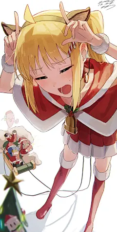 【P站美图】2024圣诞节美少女壁纸特辑5b4cd