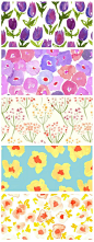 watercolor florals: 