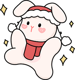 C克雪采集到兔子拜年