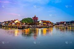 苏州山塘古镇夜景_5164372535