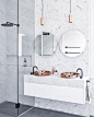 斯堪的纳维亚式浴室设计 ​​​​
