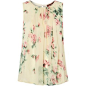MaxMara Studio Floral print sleeveless silk top