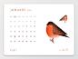Calendar Design Inspiration : via Muzli