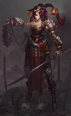 持刀女武士壁纸动漫_百度图片搜索