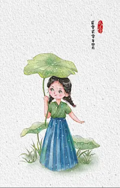 Q版汉服插画系列｜精致又可爱，把人“萌”出血