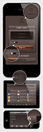 Dark Amber UI - Web User Interface Kit