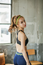 广州set韩国模特经纪公司《set2020》珍珍，健身瑜伽服作品