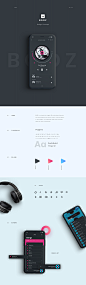 BOOZ : iOS Music Player App : BOOZ is a simple, but elegant iOS music player that puts very little between you and your music. It has an equalizer and widgets. It’s delightfully simple and a fantastic  option for fans of minimalism