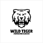 老虎动物标志logo矢量图设计素材