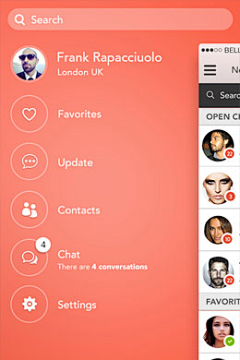 猫吃吃采集到App_侧导航