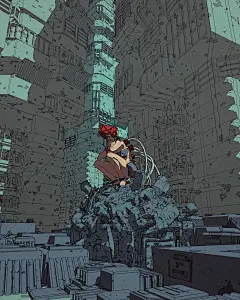 赛博朋克艺术家，清冷的空间感 - 小红书