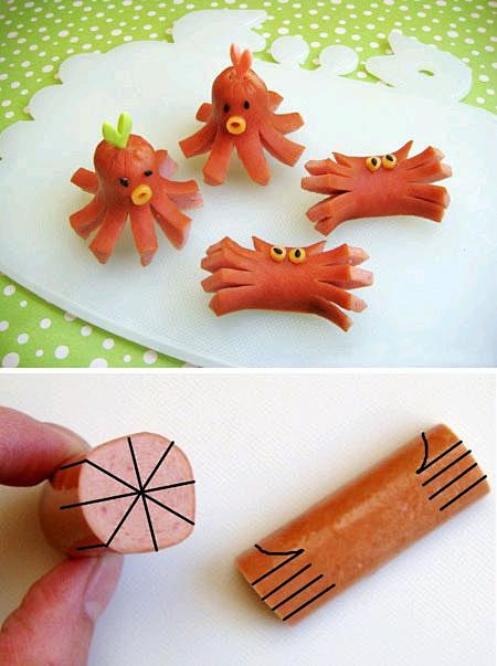 DIY Hot Dog Octopus ...