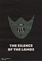 《沉默的羔羊》简约电影海报设计——少即是多 >>海报招贴>>顶尖创意>>顶尖设计