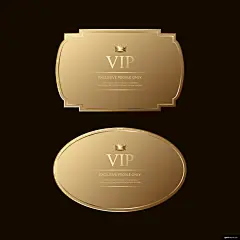 VIP 标签 标识标志图标 标志 促销标签 VIP会员图标 徽章奖牌图案设计平面设计-花瓣网