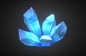 蓝色晶石toon-style-crystal游戏模型下载-美酷网