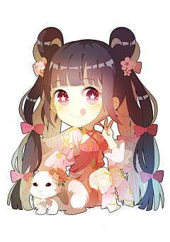 ~倾城吟づ采集到萌萌哒【古风】