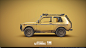 PUBG Zima (Official), Karol Miklas : The Zima 4x4 from Playerunknown's Battlegrounds! 

High Poly: https://www.artstation.com/artwork/KaEw2X

It's the official model used in game, on a snow-themed map called Vikendi. 

Modelled in Blender, textured in Sub