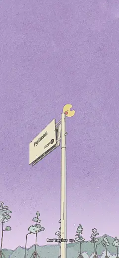 高清无水印手机壁纸
淡紫色  插画
（超喜欢这组！） ​​​​