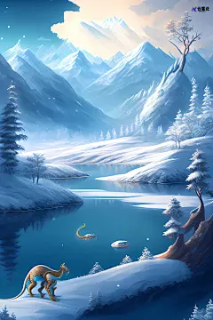 雪原#云墨北原创ai绘画，商用请私1346363063