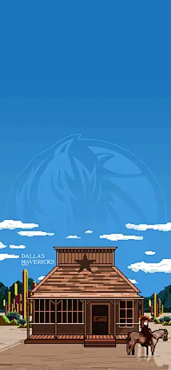 NBA官方像素壁纸 独行侠