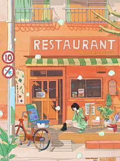 插画｜冰淇淋小店