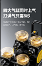 空压机小型静音打气泵工业级无油气磅迷你高压220V气泵空气压缩机-tmall.com天猫