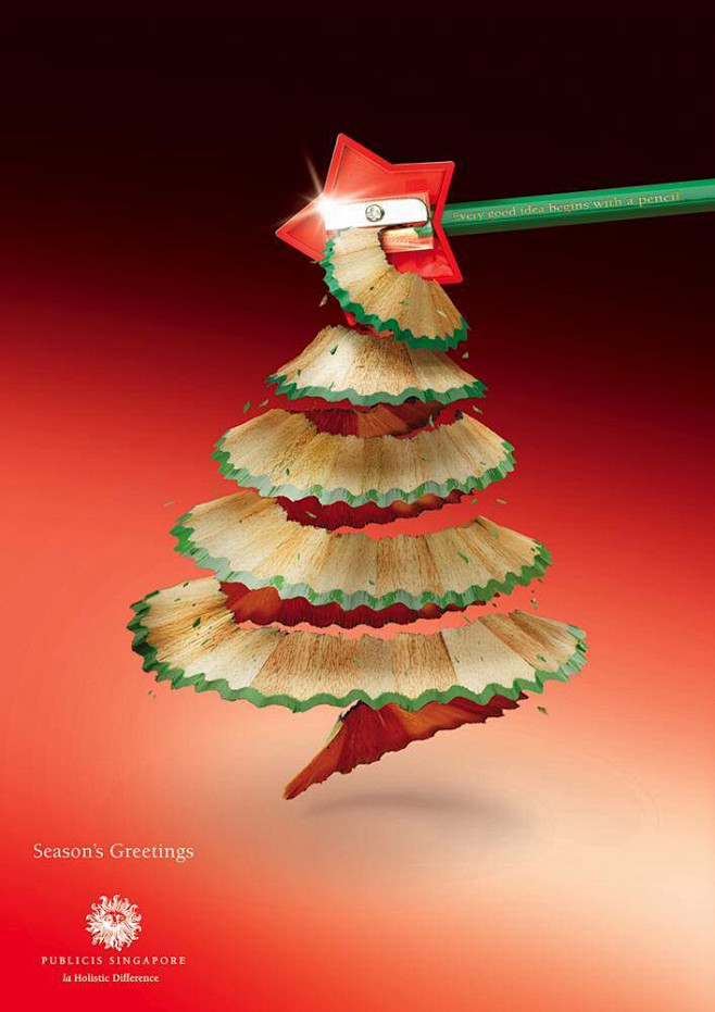 圣诞节 品牌平面广告设计 采集@Gray...