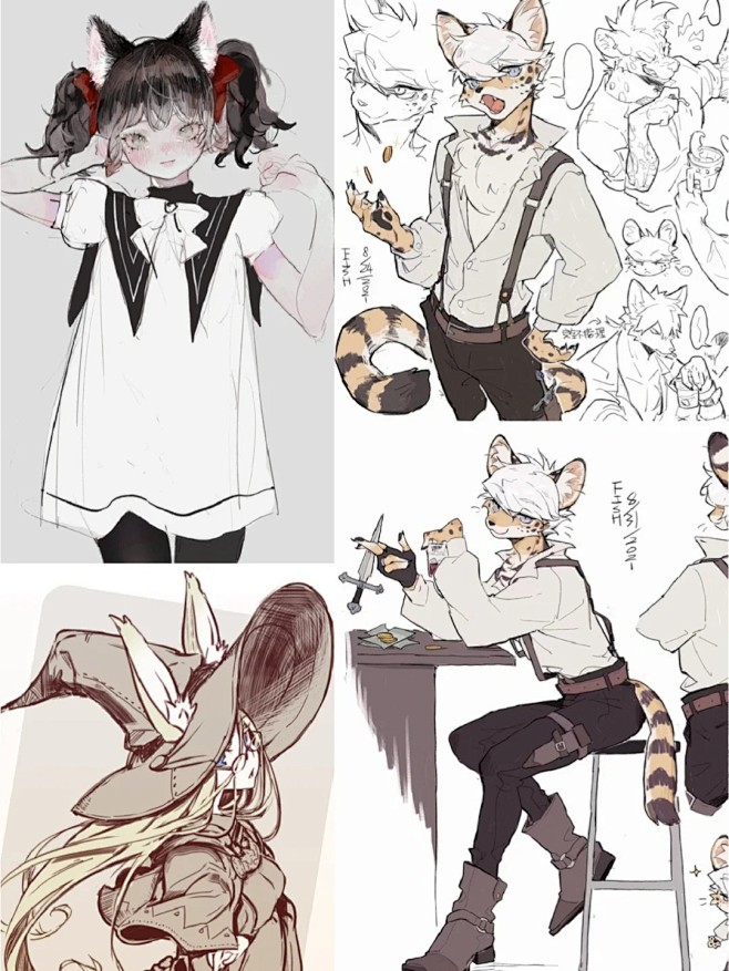 Furry兽设素材参考_福瑞控画手看过来！_7_王不留情_来自小红书网页版