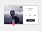 50 User profile page — Design Inspiration : via Muzli