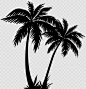 Arecaceae剪影日落,棕榈树剪影PNG clipart叶,剪贴画,单色,棕榈树图片