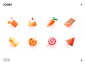 food icons 张小哈 food lollipops biscuits watermelon milk chocolate carrot cake juice icon icons