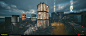 Megabuilding Appearances - Cyberpunk 2077, Mark Foreman : I had the pleasure of doing the polish and optimisation pass over the megabuildings across the city. This involved reworking the masks used to colour the buildings to support multiple schemes from 