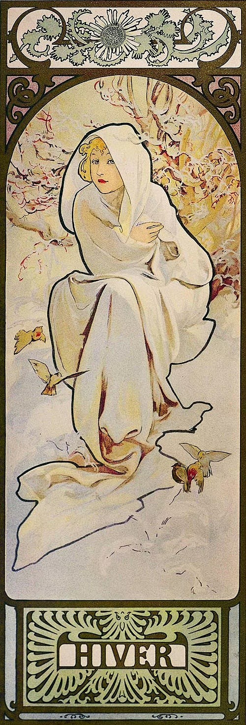 慕夏（mucha）——《四季3》1905