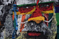 【世界最大涂鸦亮相里约奥林匹克大道】巴西里约热内卢，艺术家Eduardo Kobra在奥林匹克大道创作世界最大的涂鸦作品。这幅作品叫“Ethnicities”，表达的是来自五大洲的运动员共同参与到奥运会这项运动盛会中来。