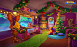 casual art Christmas Digital Art  mobile game Playrix Games playrix style rooms Township