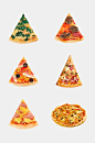 三角形蔬菜黄美味披萨免抠素材-众图网