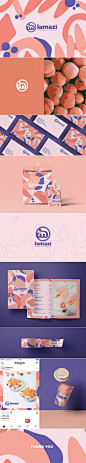Lamazi patisserie brand identity and packaging by Nada Adel | Fivestar Branding Agency – Design and Branding Agency & Curated Inspiration Gallery #patisserieboutique #patissier #branding #brandingdesign #brandinginspiration #brandingagency #brand #bra