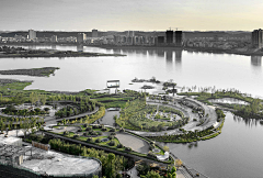 古灵精怪的椰子采集到Landscape.【滨水景观】