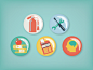 Dribbble - Career Icons by Emily Guin