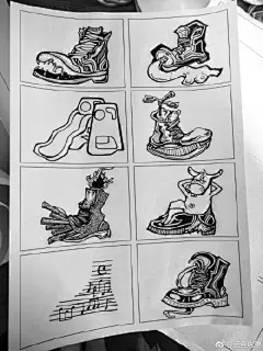 #图形创意#两幅画 到底哪个是真正的乐趣 精致还是趣味 我总觉得不能兼得 或许我是水平不够高 ​