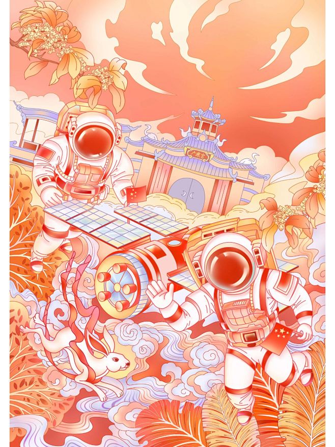 中国梦系列插画