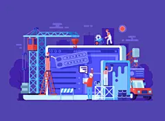 【审美练习 | 矢量插画】用简单的色彩和形状搭配构成一组主题明确的矢量插画。via.Aleksa Kruhlenia (behance.net/krugli) #设计秀# 小编@Robin周-英俊 ​