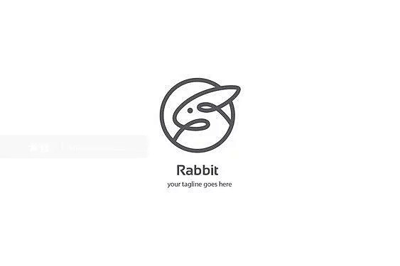 Rabbit Logo Design #...