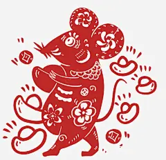 新年老鼠窗花15高清素材 剪纸 新年 新年团 窗花 素材 老鼠剪纸 元素 免抠png 设计图片 免费下载 页面网页 平面电商 创意素材