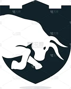 品牌名称,公牛,盾,华丽的,商务,几何形状,摆拍,野生动物,人身牛头怪物,设计