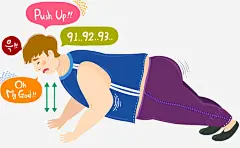 手绘减肥男孩png免抠素材_新图网 https://ixintu.com 减肥 男孩 彩色的 手绘的 可爱 漫画 卡通 简单 创意