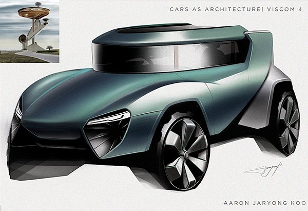 VISCOM 4 | Art Center : Using the inspiration from different categories, I designed different vehicle with different proportion to be as more creative as possible.