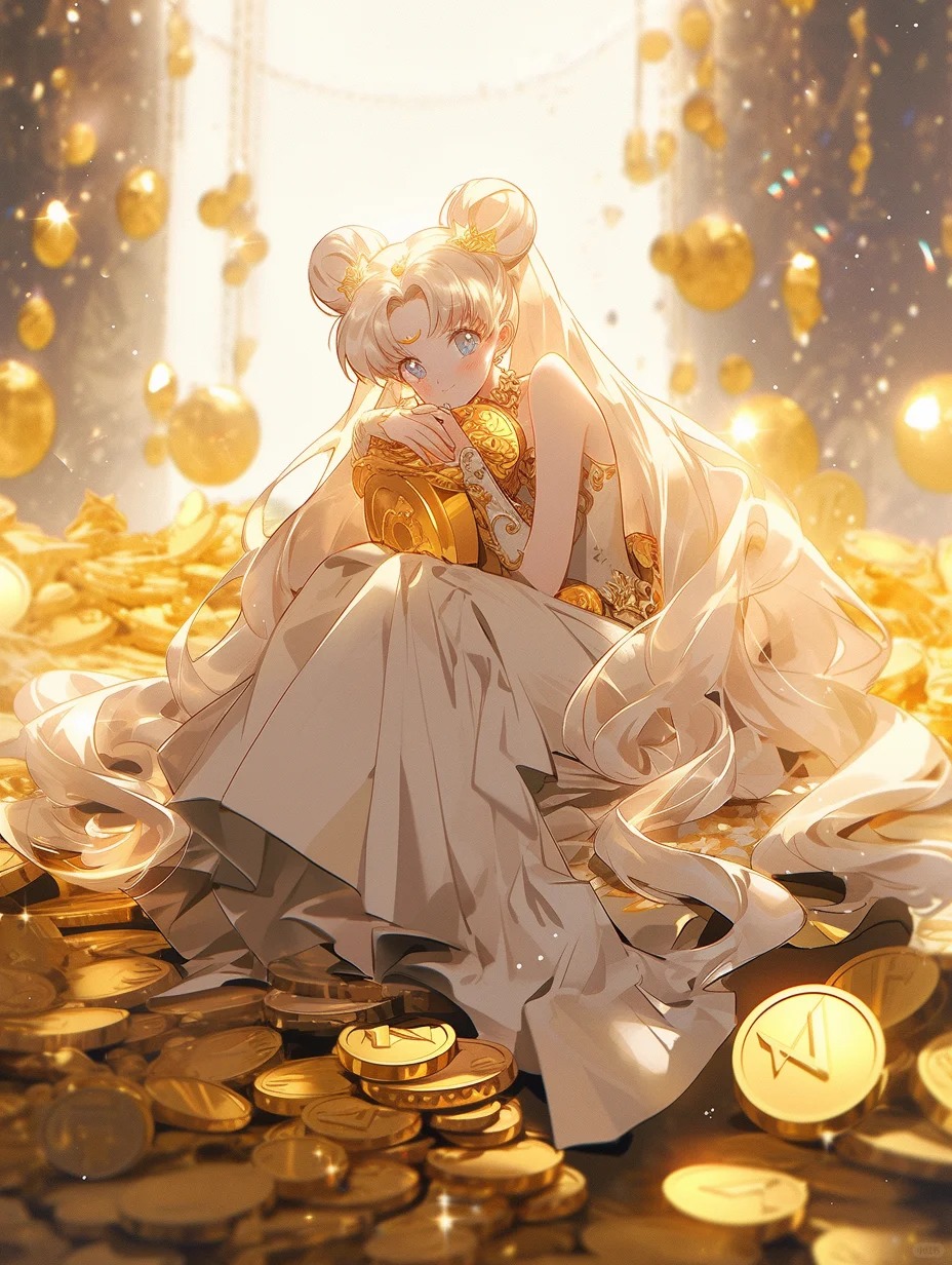 壁纸168｜招财美少女！2024请金钱都流向我_1_全是美少女哇_来自小红书网页版