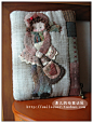 〓素儿先染手工拼布〓穿牛仔裤的小厨女★万用袋☆手机袋☆材料包-淘宝网